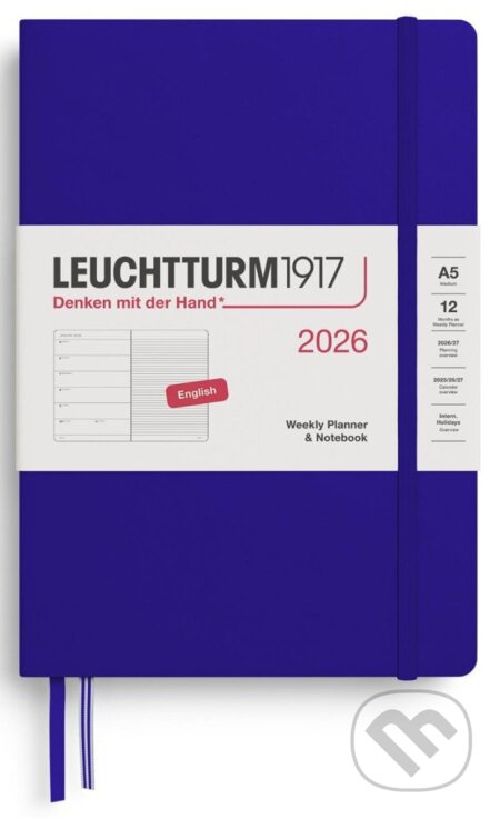 Weekly Planner & Notebook 2026 Medium (A5) Ink (Leuchtturm1917). Leuchtturm1917, 2025 Weekly Planner & Notebook 2026 Medium (A5) Ink (Leuchtturm1917). Leuchtturm1917, 2025