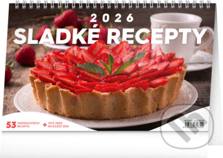 NOTIQUE Stolní kalendář Sladké recepty 2026 (Notique). Notique, 2025 NOTIQUE Stolní kalendář Sladké recepty 2026 (Notique). Notique, 2025