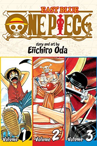 Kniha: One Piece Volumes 1, 2 & 3 (Eiichiro Oda). Viz Media, 2009 Kniha: One Piece Volumes 1, 2 & 3 (Eiichiro Oda). Viz Media, 2009