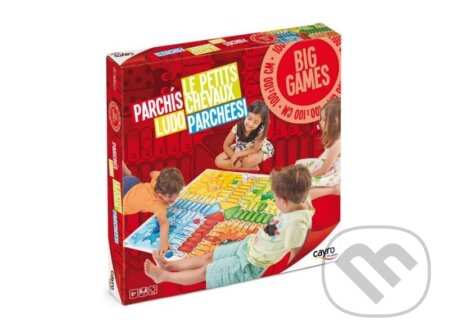Společenská hra: Člověče nezlob se (Gigant Parcheesi) (Cayro). Cayro, 2025 Společenská hra: Člověče nezlob se (Gigant Parcheesi) (Cayro). Cayro, 2025