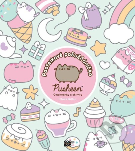 Kniha: Pusheen: Pastelkové pošušňáníčko (CooBoo CZ). CooBoo CZ, 2025 Kniha: Pusheen: Pastelkové pošušňáníčko (CooBoo CZ). CooBoo CZ, 2025