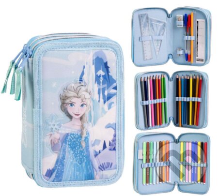 Školské trojdielne puzdro Disney Ľadové kráľovstvo: Princezna Elsa (). , 2025 Školské trojdielne puzdro Disney Ľadové kráľovstvo: Princezna Elsa (). , 2025