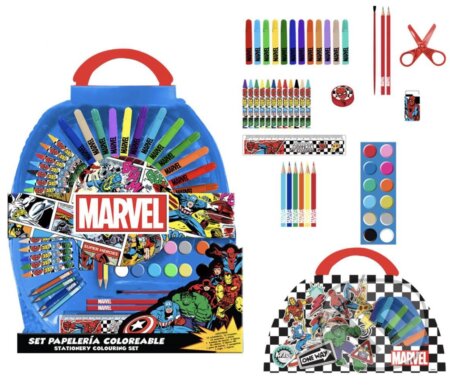 Kreatívny set 50 predmetov Marvel - Avengers: Komiksoví superhrdinovia (Marvel). Marvel, 2025 Kreatívny set 50 predmetov Marvel - Avengers: Komiksoví superhrdinovia (Marvel). Marvel, 2025