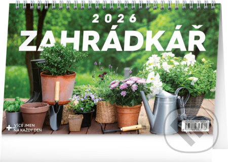 NOTIQUE Stolní kalendář Zahrádkář 2026 (Notique). Notique, 2025 NOTIQUE Stolní kalendář Zahrádkář 2026 (Notique). Notique, 2025