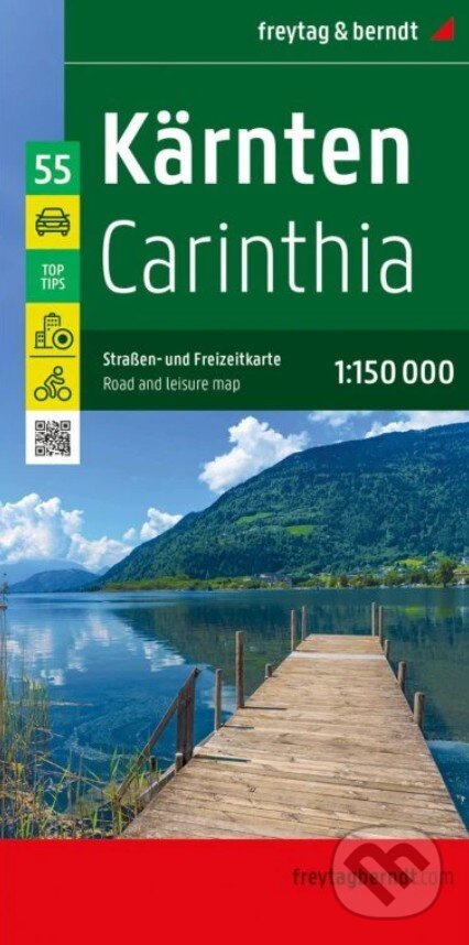 Korutany 1:150 000 / automapa a mapa volného času (freytag&berndt). freytag&berndt, 2025 Korutany 1:150 000 / automapa a mapa volného času (freytag&berndt). freytag&berndt, 2025
