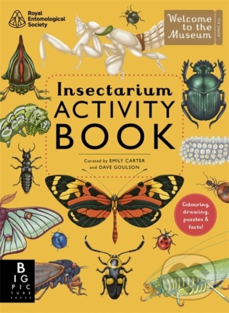 Kniha: Insectarium Activity Book (Dave Goulson). Bonnier Books, 2025 Kniha: Insectarium Activity Book (Dave Goulson). Bonnier Books, 2025