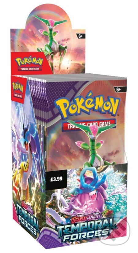 Spoločenská hra: Pokémon TCG: Scarlet & Violet 5 Temporal Forces Booster Pack (Pokemon). Pokemon, 2025 Spoločenská hra: Pokémon TCG: Scarlet & Violet 5 Temporal Forces Booster Pack (Pokemon). Pokemon, 2025