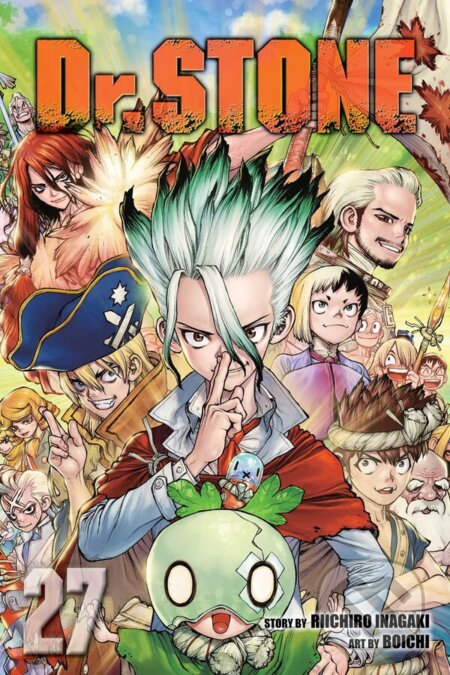 Kniha: Dr. STONE 27 (Riichiro Inagaki). Viz Media, 2025 Kniha: Dr. STONE 27 (Riichiro Inagaki). Viz Media, 2025