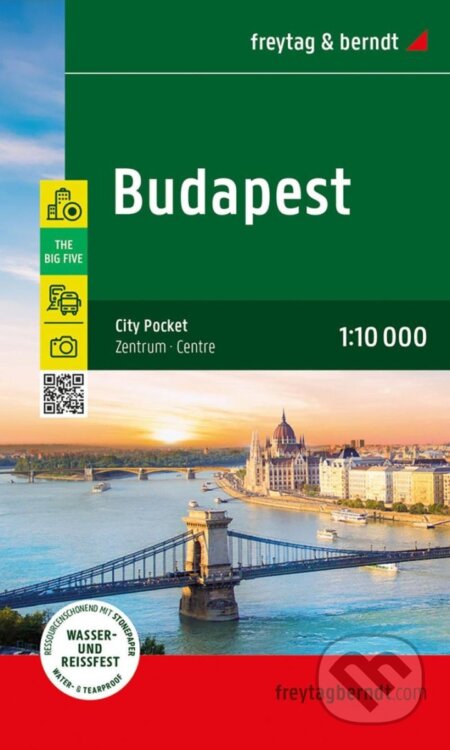 Budapešť 1:10 000 / mapa města (freytag&berndt). freytag&berndt, 2025 Budapešť 1:10 000 / mapa města (freytag&berndt). freytag&berndt, 2025