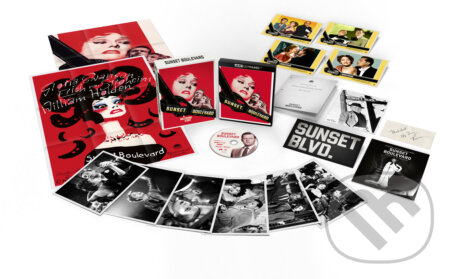 Film: Sunset Boulevard sběratelská edice k 75. výročí Ultra HD Blu-ray (Billy Wilder) (UltraHDBlu-ray). Magicbox, 2025 Film: Sunset Boulevard sběratelská edice k 75. výročí Ultra HD Blu-ray (Billy Wilder) (UltraHDBlu-ray). Magicbox, 2025
