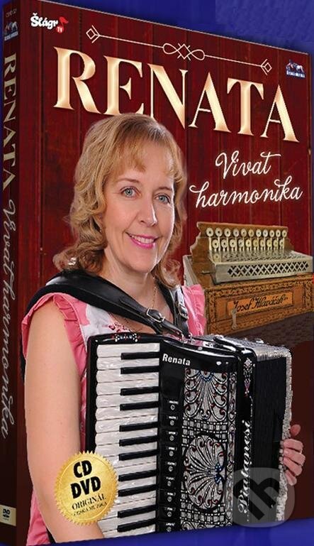 Hudební CD: Renata Pospíšilová: Vivat harmonika (Česká Muzika). Česká Muzika, 2025 Hudební CD: Renata Pospíšilová: Vivat harmonika (Česká Muzika). Česká Muzika, 2025