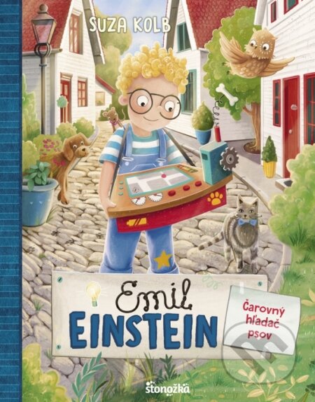 Kniha: Emil Einstein 4: Čarovný hľadač psov (Suza Kolb). Stonožka, 2025 Kniha: Emil Einstein 4: Čarovný hľadač psov (Suza Kolb). Stonožka, 2025