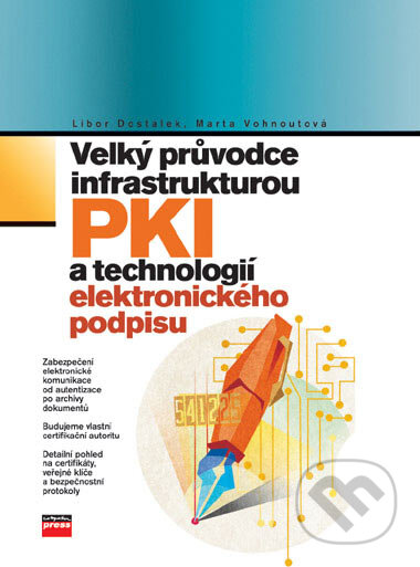 Kniha: Velký průvodce infrastrukturou PKI a technologií elektronického podpisu (Libor Dostálek a Marta Vohnoutová). Computer Press, 2006 Kniha: Velký průvodce infrastrukturou PKI a technologií elektronického podpisu (Libor Dostálek a Marta Vohnoutová). Computer Press, 2006