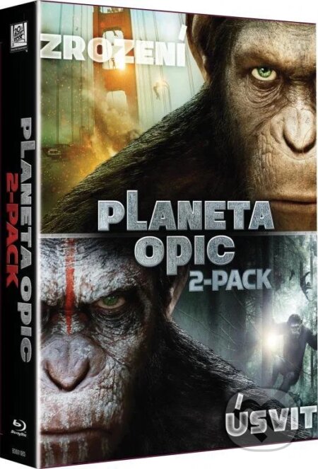 Film: Kolekce: Úsvit planety opic / Zrození planety opic (Bonton Film) (Blu-ray). Bonton Film, 2014 Film: Kolekce: Úsvit planety opic / Zrození planety opic (Bonton Film) (Blu-ray). Bonton Film, 2014