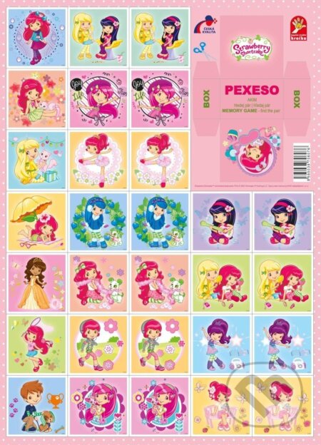 Spoločenská hra: Strawberry 2 - Pexeso vystřihovací (Akim). Akim, 2025 Spoločenská hra: Strawberry 2 - Pexeso vystřihovací (Akim). Akim, 2025