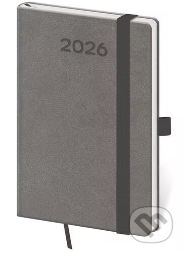 Kapesní diář 2026 Print Pop šedý (Helma). Helma, 2025 Kapesní diář 2026 Print Pop šedý (Helma). Helma, 2025