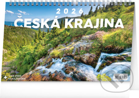 NOTIQUE Stolní kalendář Česká krajina 2026 (Notique). Notique, 2025 NOTIQUE Stolní kalendář Česká krajina 2026 (Notique). Notique, 2025