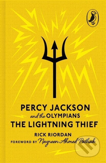 Kniha: The Lightning Thief (Rick Riordan). Penguin Random House Childrens UK, 2025 Kniha: The Lightning Thief (Rick Riordan). Penguin Random House Childrens UK, 2025