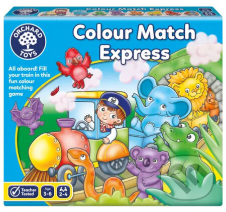Společenská hra: Barevný vláček (Orchard Toys). Orchard Toys, 2025 Společenská hra: Barevný vláček (Orchard Toys). Orchard Toys, 2025