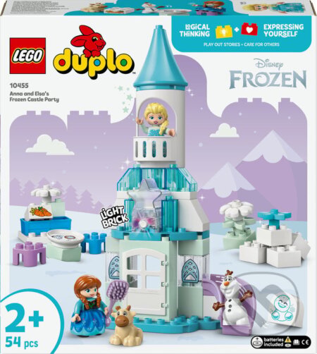 Společenská hra: LEGO® DUPLO® 10455 Ľadové kráľovstvo: Anna a Elsa a oslava na hrade (LEGO). LEGO, 2025 Společenská hra: LEGO® DUPLO® 10455 Ľadové kráľovstvo: Anna a Elsa a oslava na hrade (LEGO). LEGO, 2025