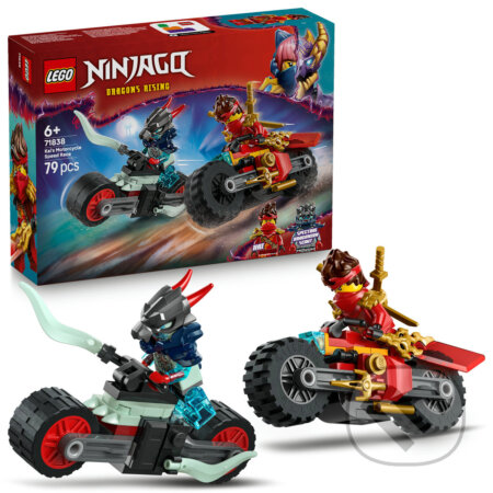 Spoločenská hra: LEGO® NINJAGO® 71838 Kai a preteky na motorke (LEGO). LEGO, 2025 Spoločenská hra: LEGO® NINJAGO® 71838 Kai a preteky na motorke (LEGO). LEGO, 2025