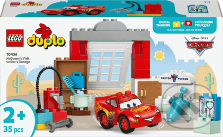 Spoločenská hra: LEGO® DUPLO® 10456 McQueen a návšteva v garáži doktora Hudsona (LEGO). LEGO, 2025 Spoločenská hra: LEGO® DUPLO® 10456 McQueen a návšteva v garáži doktora Hudsona (LEGO). LEGO, 2025