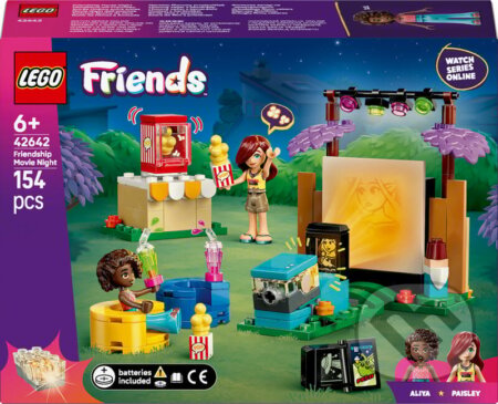Spoločenská hra: LEGO® Friends 42642 Filmový večer s kamarátmi (LEGO). LEGO, 2025 Spoločenská hra: LEGO® Friends 42642 Filmový večer s kamarátmi (LEGO). LEGO, 2025