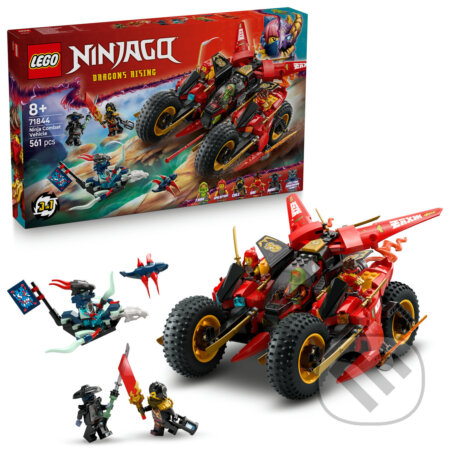 Spoločenská hra: LEGO® NINJAGO® 71844 Bojové vozidlo nindžov (LEGO). LEGO, 2025 Spoločenská hra: LEGO® NINJAGO® 71844 Bojové vozidlo nindžov (LEGO). LEGO, 2025
