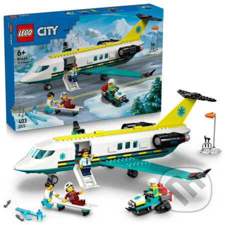 Spoločenská hra: LEGO® City 60465 Lietadlo záchranárskej služby (LEGO). LEGO, 2025 Spoločenská hra: LEGO® City 60465 Lietadlo záchranárskej služby (LEGO). LEGO, 2025