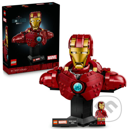Společenská hra: LEGO® Marvel 76327 Busta Iron Man MK4 (LEGO). LEGO, 2025 Společenská hra: LEGO® Marvel 76327 Busta Iron Man MK4 (LEGO). LEGO, 2025