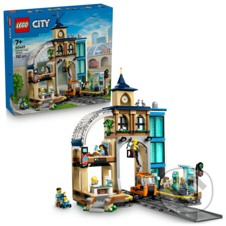 Spoločenská hra: LEGO® City 60469 Hlavná železničná stanica (LEGO). LEGO, 2025 Spoločenská hra: LEGO® City 60469 Hlavná železničná stanica (LEGO). LEGO, 2025