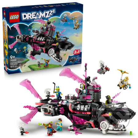 Společenská hra: LEGO® DREAMZzz™ 71500 Žraločkoponorka z nočných môr (LEGO). LEGO, 2025 Společenská hra: LEGO® DREAMZzz™ 71500 Žraločkoponorka z nočných môr (LEGO). LEGO, 2025