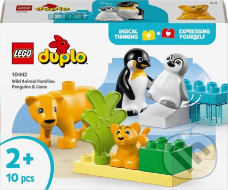Spoločenská hra: LEGO® DUPLO® 10442 Rodinky divokých zvierat: Tučniaky a levy (LEGO). LEGO, 2025 Spoločenská hra: LEGO® DUPLO® 10442 Rodinky divokých zvierat: Tučniaky a levy (LEGO). LEGO, 2025