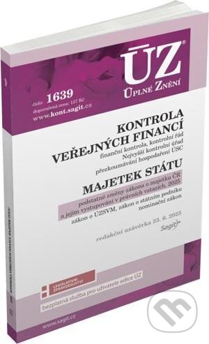 Kniha: ÚZ 1639 Kontrola veřejných financí (Sagit). Sagit, 2025 Kniha: ÚZ 1639 Kontrola veřejných financí (Sagit). Sagit, 2025