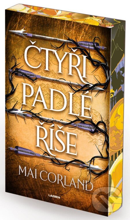 Kniha: Čtyři padlé říše (Mai Corland). Laser books, 2026 Kniha: Čtyři padlé říše (Mai Corland). Laser books, 2026