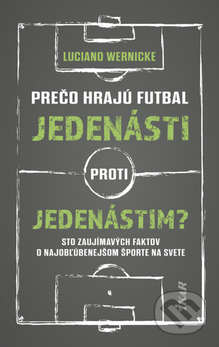 E-kniha: Prečo hrajú futbal jedenásti proti jedenástim (Luciano Wernicke). Ikar, 2025 E-kniha: Prečo hrajú futbal jedenásti proti jedenástim (Luciano Wernicke). Ikar, 2025