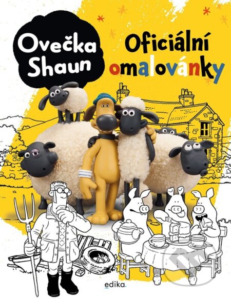 Kniha: Ovečka Shaun: oficiální omalovánky (Aardman Animations Ltd). Edika, 2025 Kniha: Ovečka Shaun: oficiální omalovánky (Aardman Animations Ltd). Edika, 2025