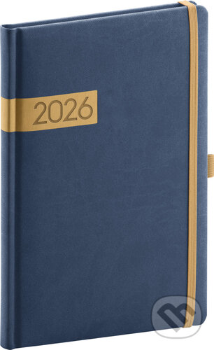 NOTIQUE Týždenný diár Twill 2026 (modro-zlatý) (Notique). Notique, 2025 NOTIQUE Týždenný diár Twill 2026 (modro-zlatý) (Notique). Notique, 2025