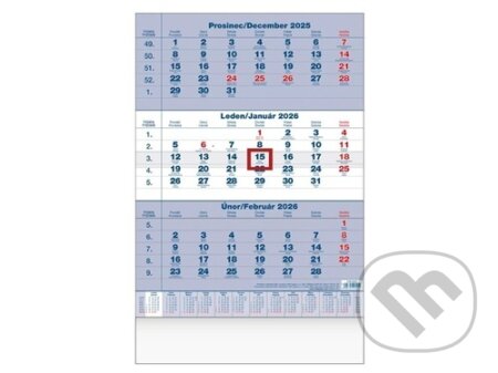 Tříměsíční nástěnný kalendář 2026 (MFP). MFP, 2025 Tříměsíční nástěnný kalendář 2026 (MFP). MFP, 2025