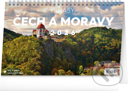 NOTIQUE Stolní kalendář Krásy Čech a Moravy 2026 (Notique). Notique, 2025 NOTIQUE Stolní kalendář Krásy Čech a Moravy 2026 (Notique). Notique, 2025