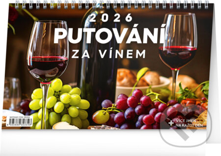NOTIQUE Stolní kalendář Putování za vínem 2026 (Notique). Notique, 2025 NOTIQUE Stolní kalendář Putování za vínem 2026 (Notique). Notique, 2025