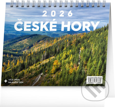 NOTIQUE Stolní kalendář České hory 2026 (Notique). Notique, 2025 NOTIQUE Stolní kalendář České hory 2026 (Notique). Notique, 2025