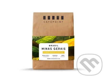 Kávy a čaje: Cafepoint Brasil Minas Gerais 200g (Cafepoint). Cafepoint, 2025 Kávy a čaje: Cafepoint Brasil Minas Gerais 200g (Cafepoint). Cafepoint, 2025