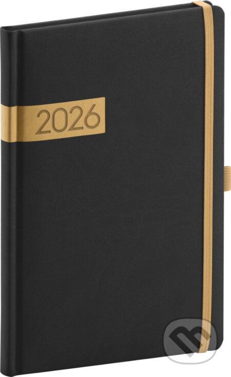 NOTIQUE Týždenný diár Twill 2026 (čierno-zlatý) (Notique). Notique, 2025 NOTIQUE Týždenný diár Twill 2026 (čierno-zlatý) (Notique). Notique, 2025