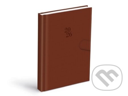 Diář 2026 D801 PU brown s magnetem (MFP). MFP, 2025 Diář 2026 D801 PU brown s magnetem (MFP). MFP, 2025