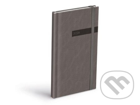 Diář 2026 T806 PU s gumkou gray (MFP). MFP, 2025 Diář 2026 T806 PU s gumkou gray (MFP). MFP, 2025