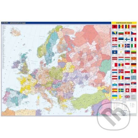 Kniha: Evropa - nástěnná administrativní mapa 1:4 mil./136x96 cm (Kartografie Praha). Kartografie Praha Kniha: Evropa - nástěnná administrativní mapa 1:4 mil./136x96 cm (Kartografie Praha). Kartografie Praha