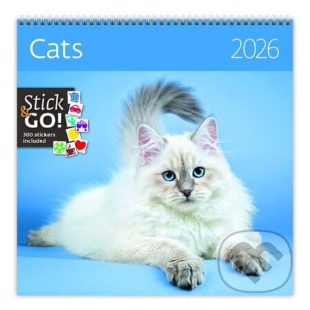 Cats 2026 - nástěnný kalendář (Helma). Helma, 2025 Cats 2026 - nástěnný kalendář (Helma). Helma, 2025