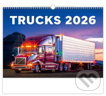Trucks 2026 - nástěnný kalendář (Helma). Helma, 2025 Trucks 2026 - nástěnný kalendář (Helma). Helma, 2025