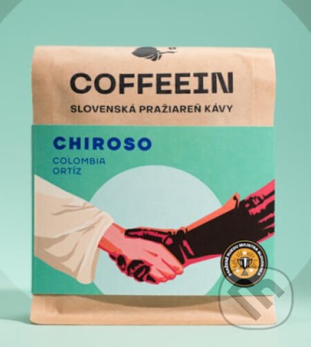 Kávy a čaje: Colombia Ortíz Chiroso (COFFEEIN). COFFEEIN Kávy a čaje: Colombia Ortíz Chiroso (COFFEEIN). COFFEEIN